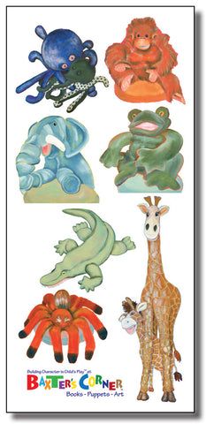 The Gang at Baxter's Corner - Removable Decals of 7 Small Images