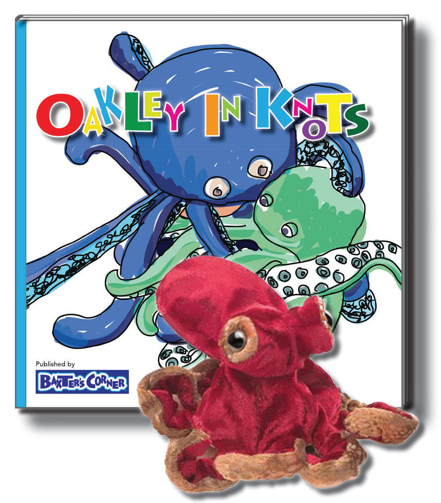 Oakley Gift Set Includes "Oakley in Knots" Softcover - Story About Respect + Folkmanis Puppet