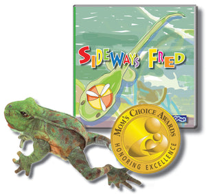 Fred Gift Set Includes "Sideways Fred" Hardcover - Story About Determination + Folkmanis Puppet