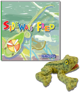 Fred Gift Set Includes "Sideways Fred" Softcover - Story About Determination + Folkmanis Puppet