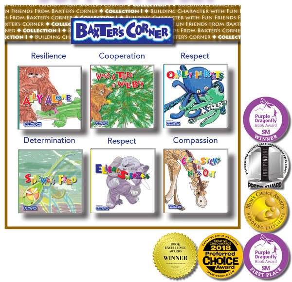 Baxter's Corner Collection I of 6 Award Winning Story Books